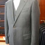 大阪市の T様、オーダースーツ仕立て上がり。　2008.12.14