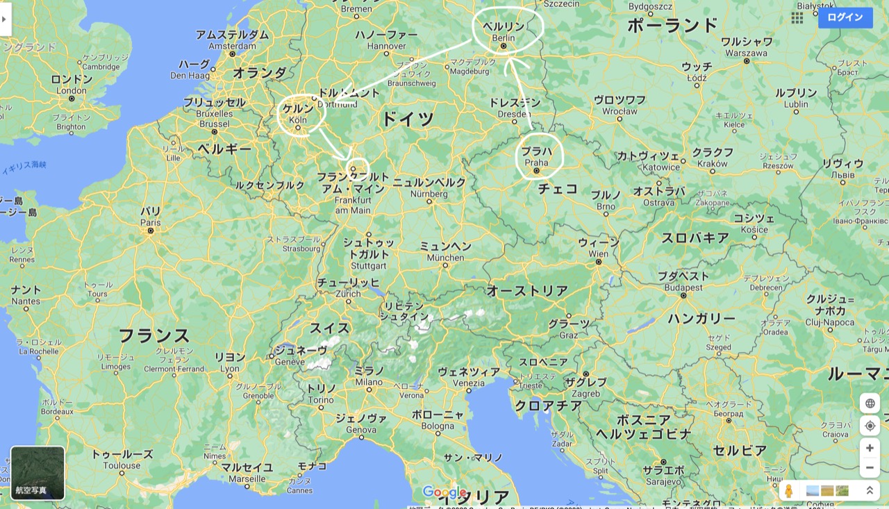 プラハ地図