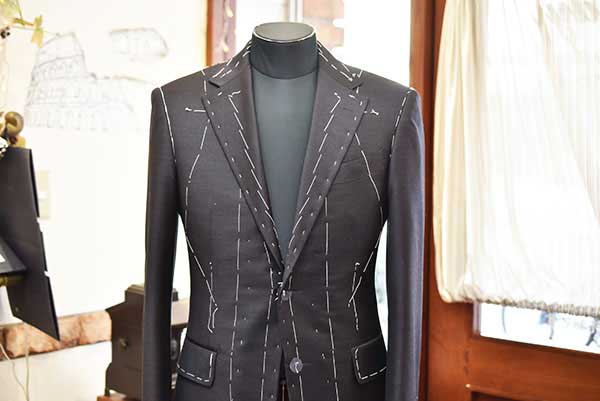 フルオーダースーツや仮縫いのお仕立て事例　テーラーダンディ