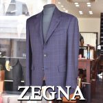 ゼニアのトロフェオカシミアで仕立てたフルオーダーメイドスーツ　テーラーダンディ大阪